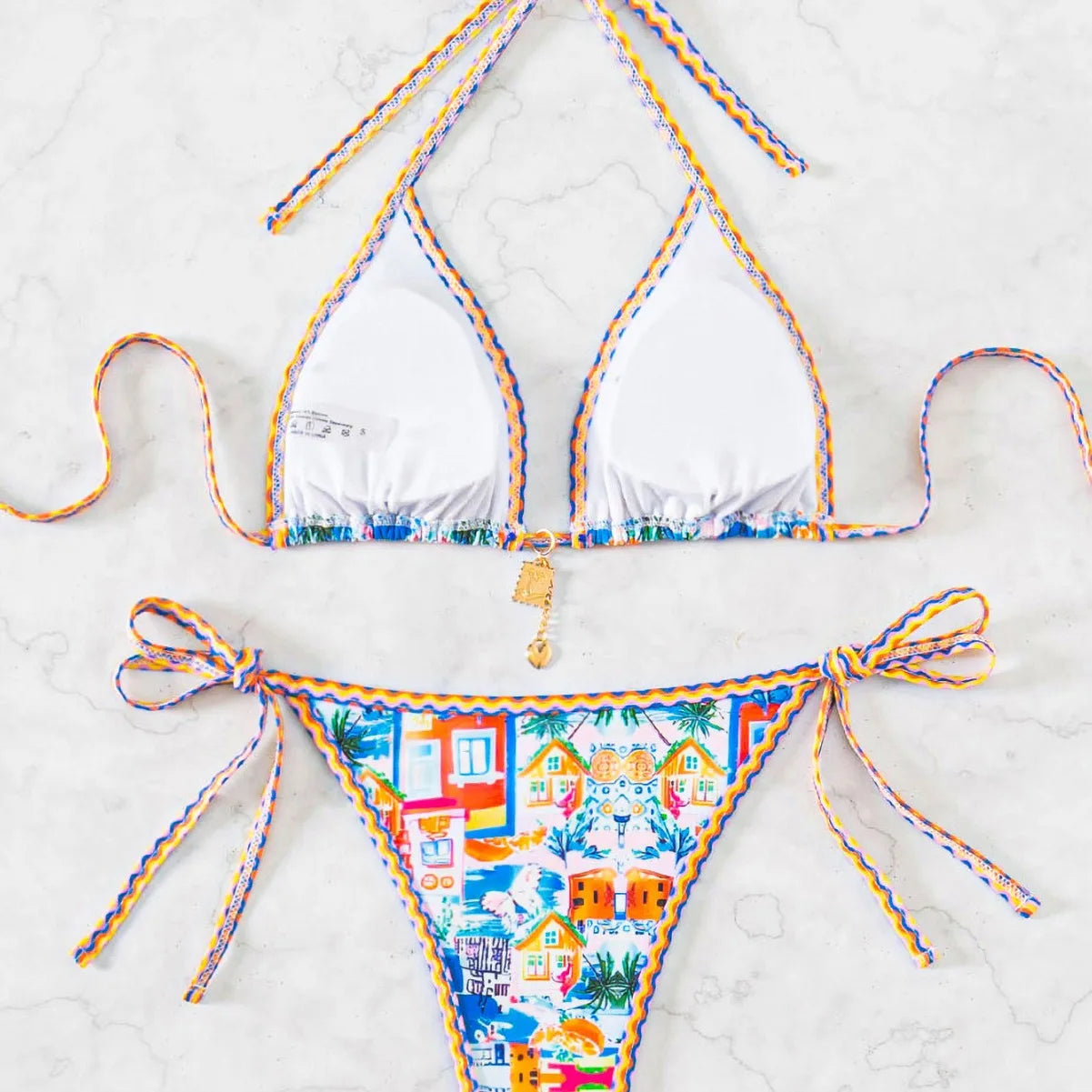 Elegant Triangle Bikini Set