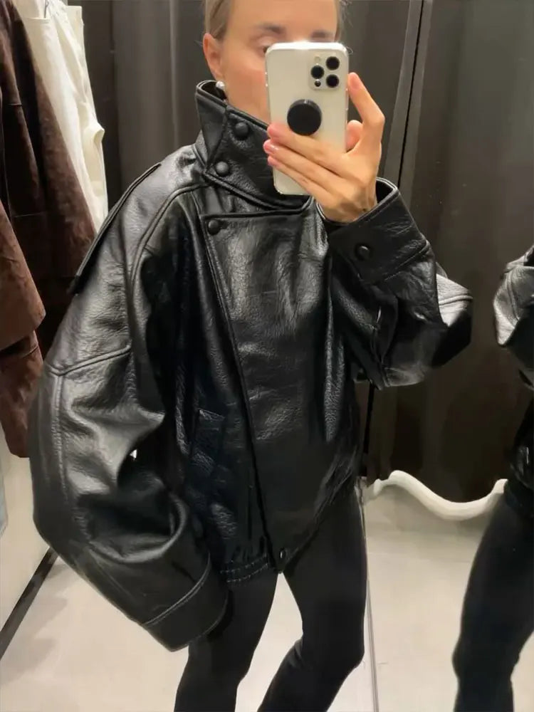 jacket in leather