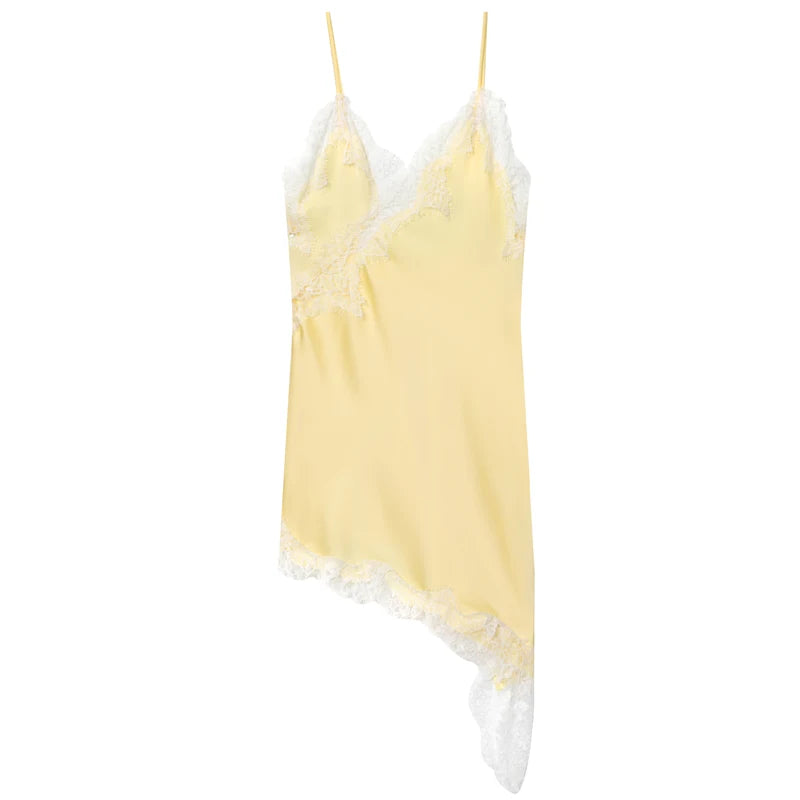 Women's Lace Asymmetric Dress
