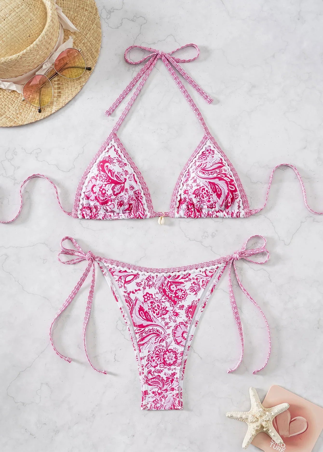 Elegant Triangle Bikini Set