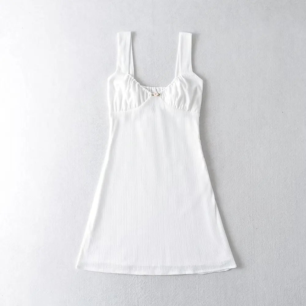 Summer Vestidos Cotton Strecth Slim