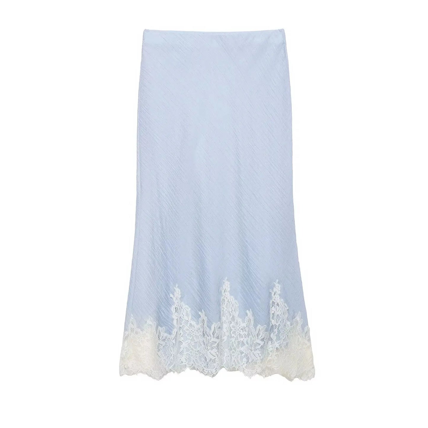 Sleeveless Splicing Lace Decoration