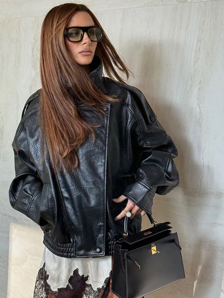 jacket in leather