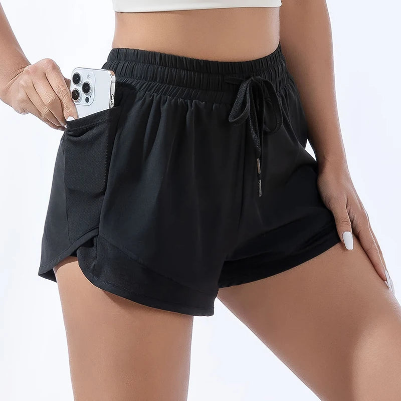 Loose sports shorts
