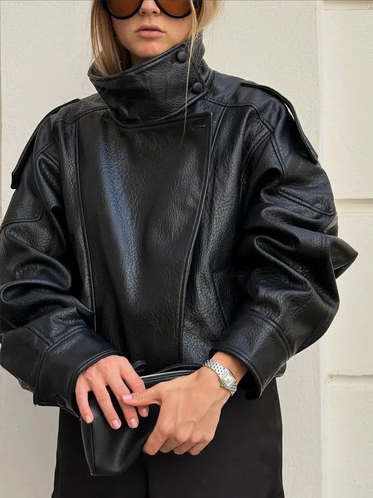jacket in leather