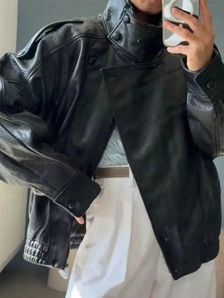 jacket in leather